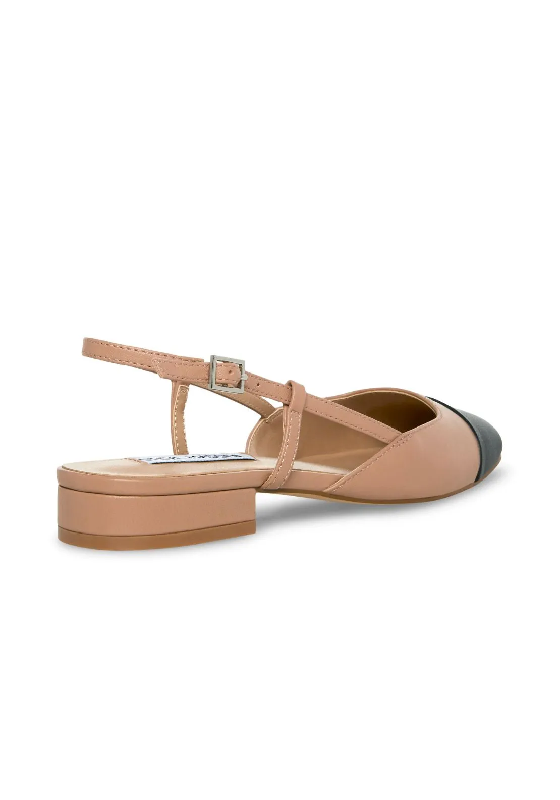 Low Heeled Ch  Pump - Tan