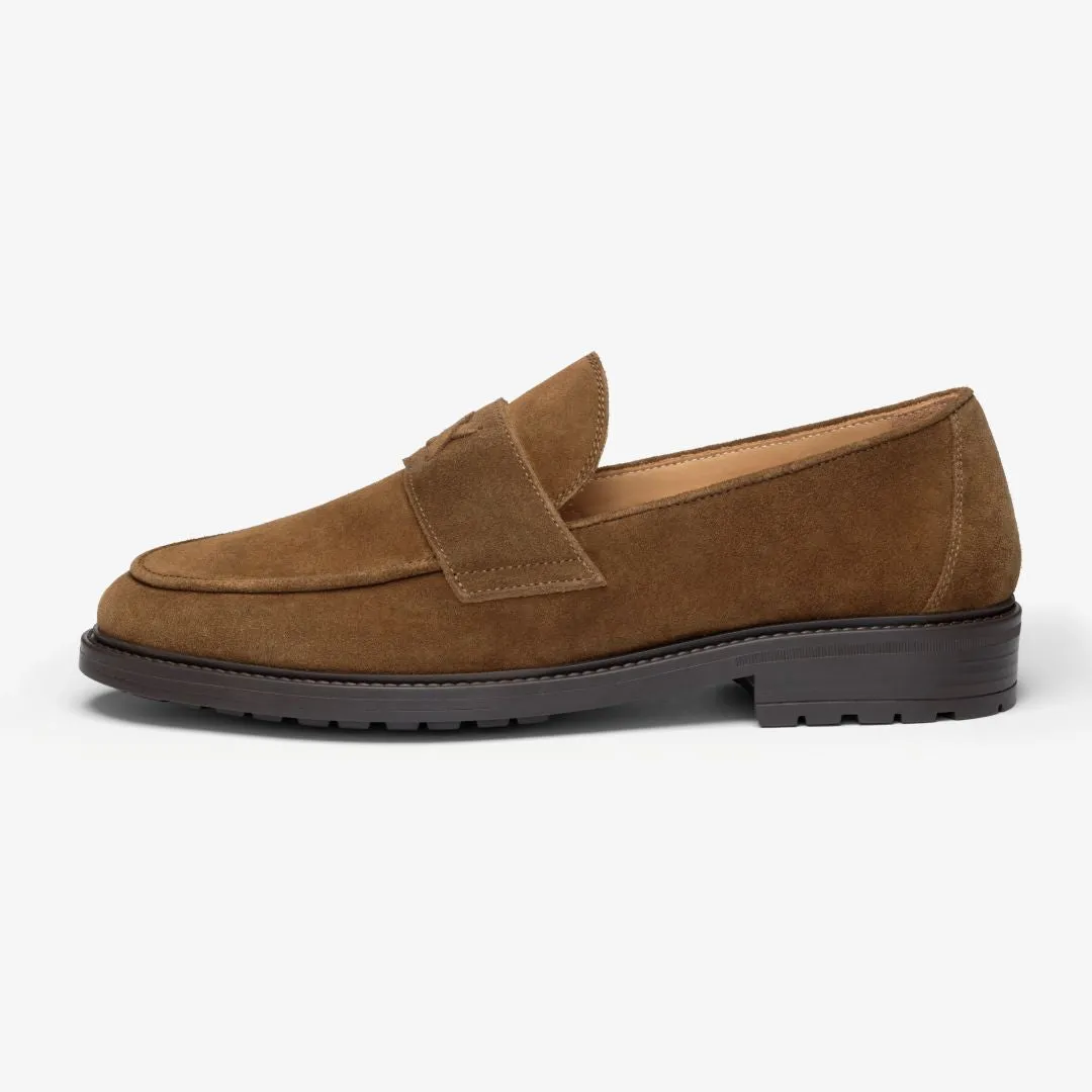 Men's Brown Suede Lug Centesimo