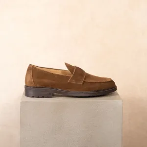 Men's Brown Suede Lug Centesimo