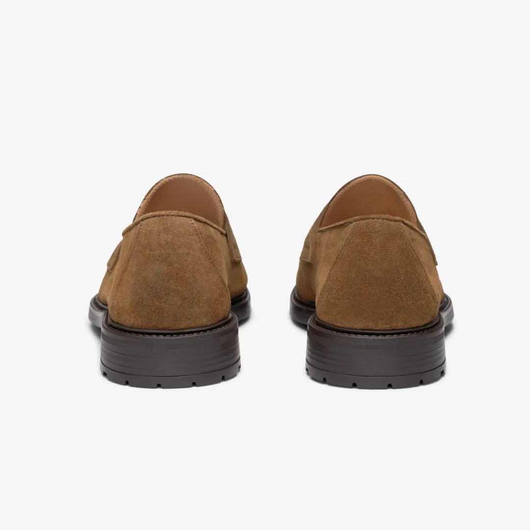 Men's Brown Suede Lug Centesimo