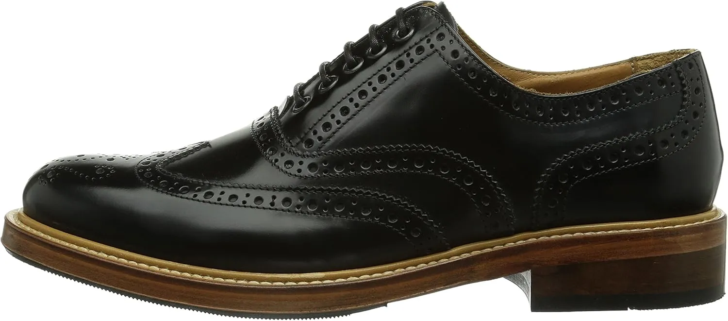 Men's Flats Brogue Low Lace-Up Shoes