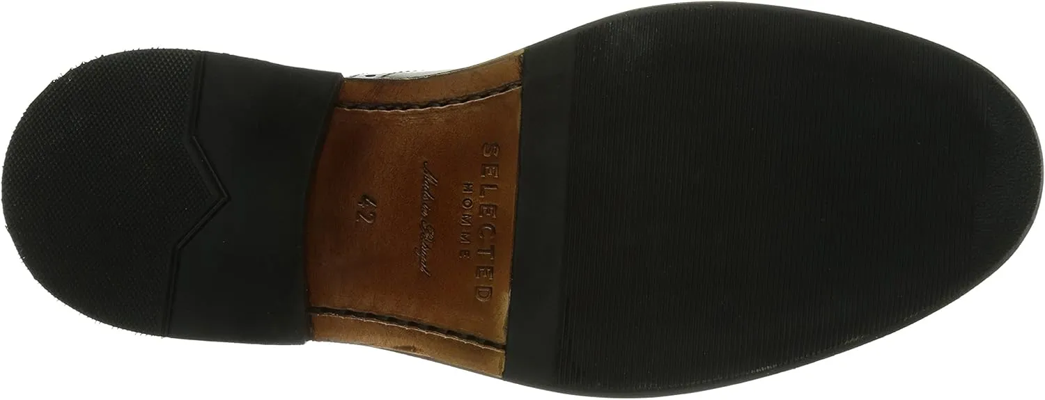Men's Flats Brogue Low Lace-Up Shoes