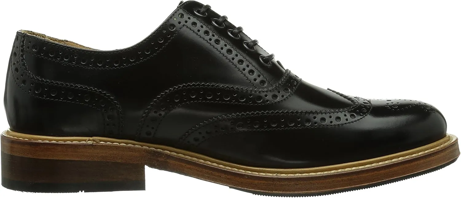 Men's Flats Brogue Low Lace-Up Shoes