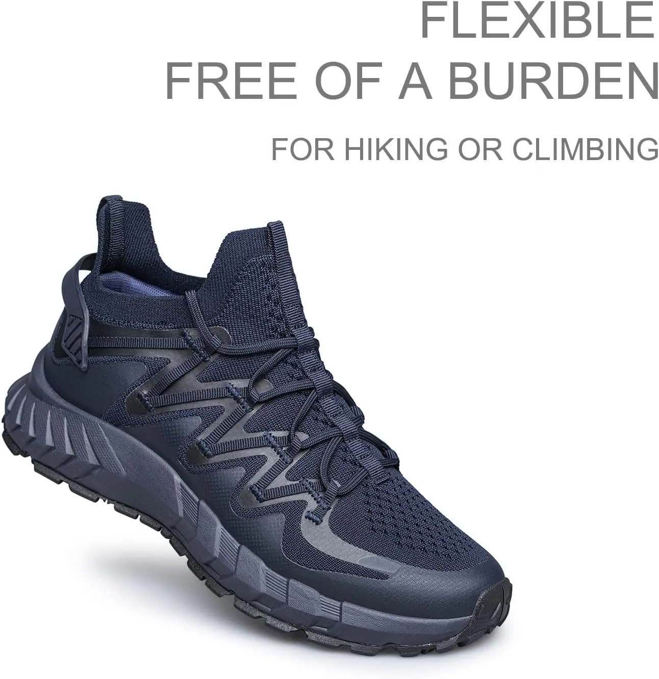 Men's Walking Shoes Hands Free Slip On Sneaker Strap Running Tennis Shoes for Flat Feet Plantar Fasciitis Workout Shoes