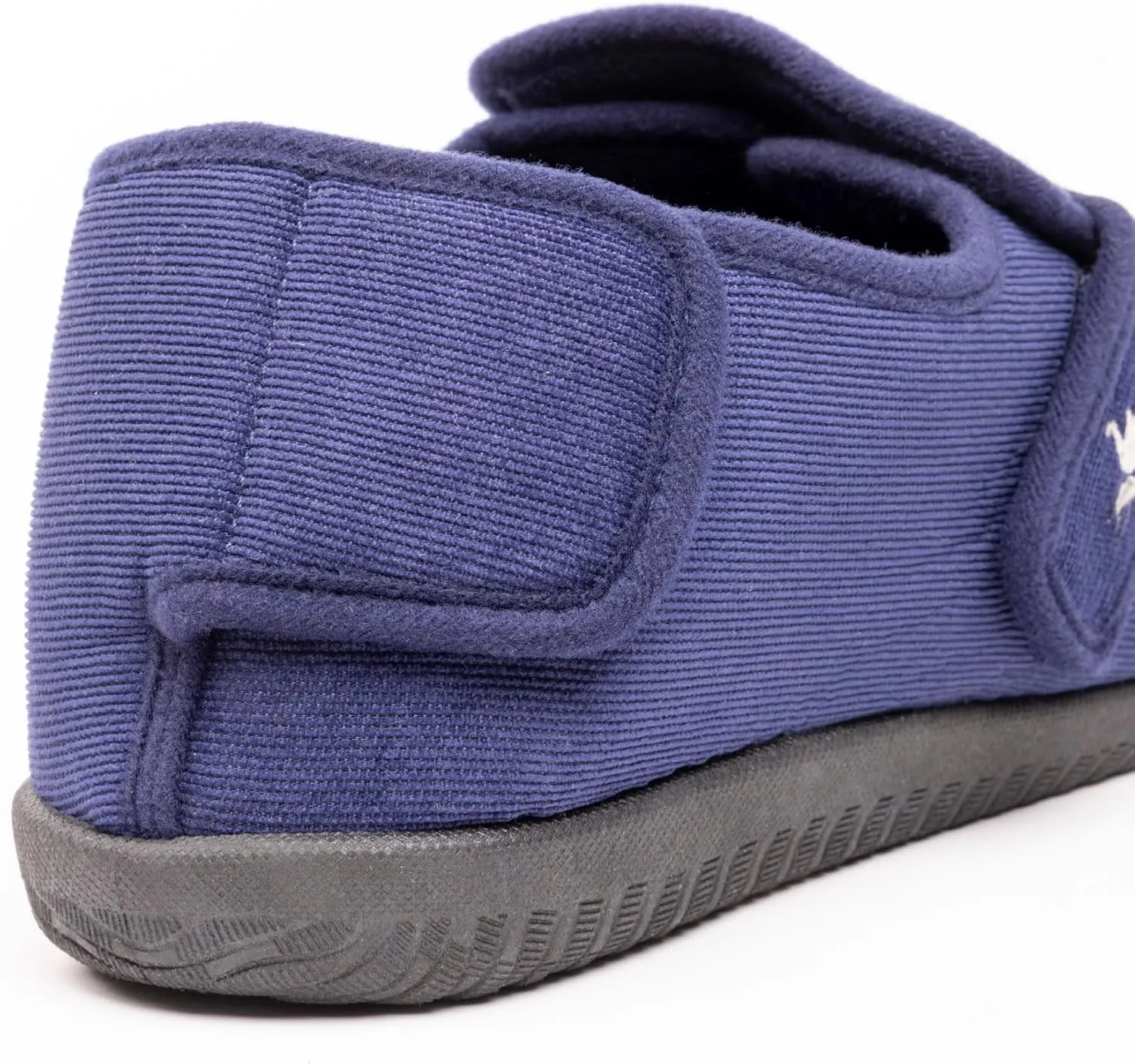 Men's Wide 80-D Memory Foam Diabetic Slippers with Adjustable Closures Breathable Washable Indoor/Outdoor House Shoe w/Anti Slip Sole
