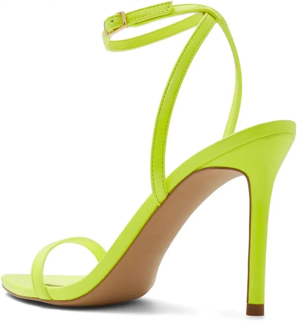 miss left Womens Open Pointed Toe Super High Heel Sandals Narrow Strap Buckle Stiletto Heels Pumps Chic Cocktail Club Dress Shoes Size 4-16 US