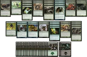 Mono Green Spider Deck - Modern Legal - Custom Built - Magic The Gathering - MTG - 60 Card
