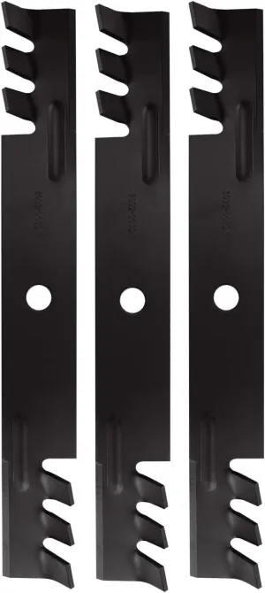 Mulching Blades for John Deere GY20569 M113518 M115496 54 inch Deck 325 335 345 2254 for Scotts M115496 Lesco 051509 3 Pack