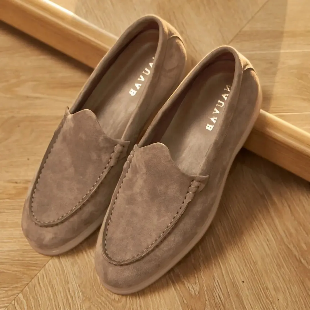 Nagra Loafer | Taupe Suede