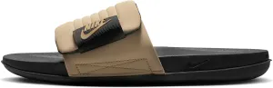 Nike Men's Offcourt Adjust Slides Sport Sandal, Black/Khaki-Black, 11