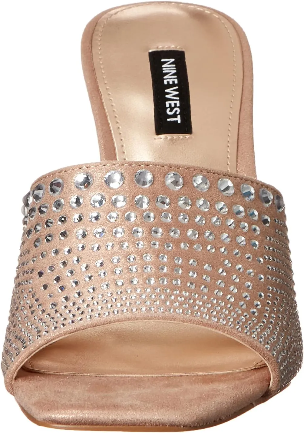 Nine West Women's Ziptip Rhinestone Heeled Sandal