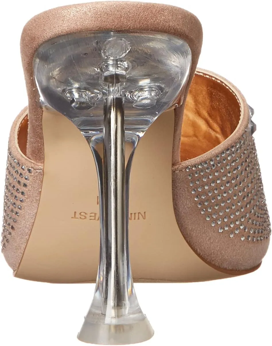 Nine West Women's Ziptip Rhinestone Heeled Sandal