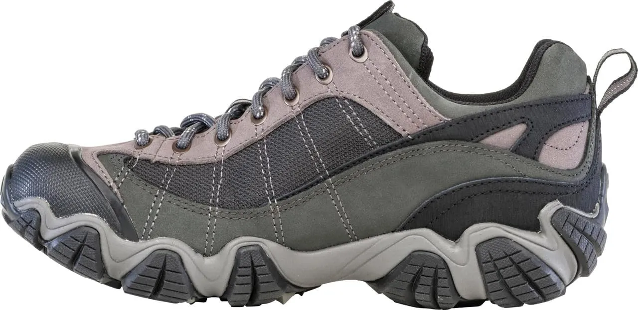 Oboz Men's Firebrand II Low B-Dry, Gray, 11.5 Wide