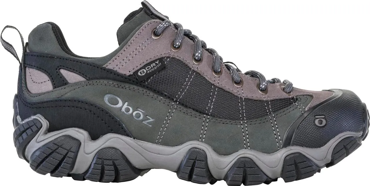 Oboz Men's Firebrand II Low B-Dry, Gray, 11.5 Wide