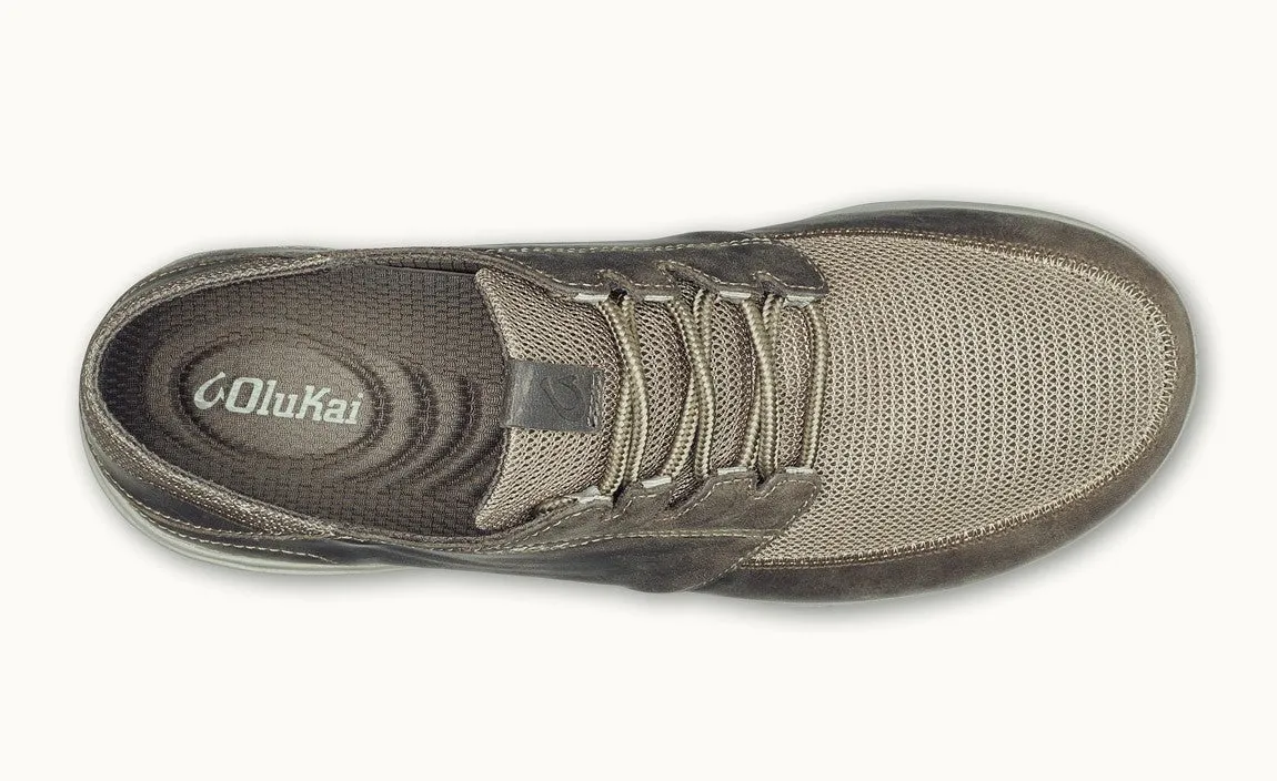 Olukai Clay Makia Lace Mens Comfort shoes 10362-1028