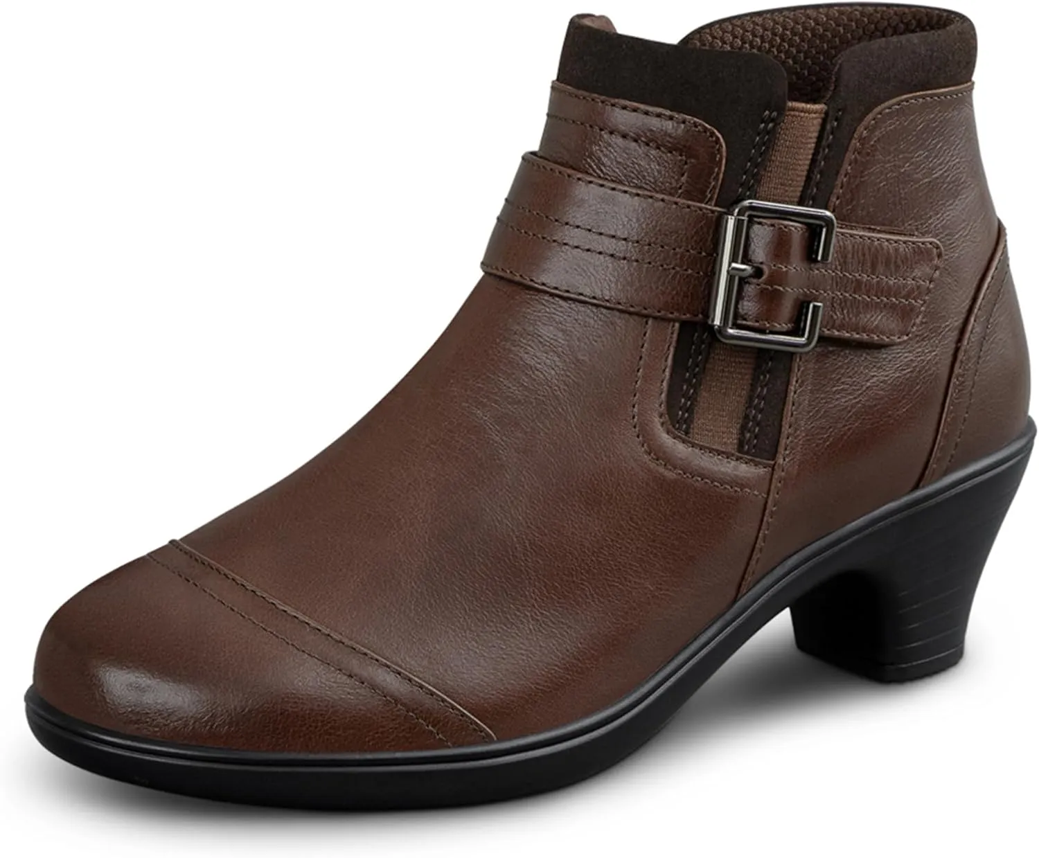 Orthofeet Women's Orthopedic Leather Emma Ankle Boots