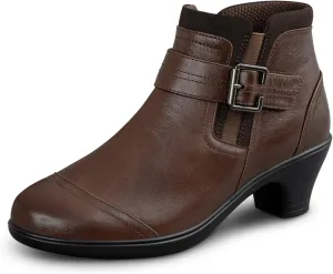 Orthofeet Women's Orthopedic Leather Emma Ankle Boots