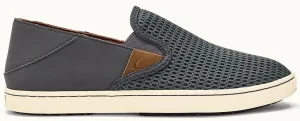 Pehuea Pavement Dark Grey Mesh Slip-On Comfort Womens Shoes 20271-PVPV