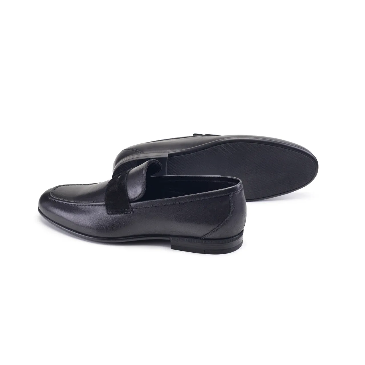 Pelle Line- Bruno Penny Loafer - Black