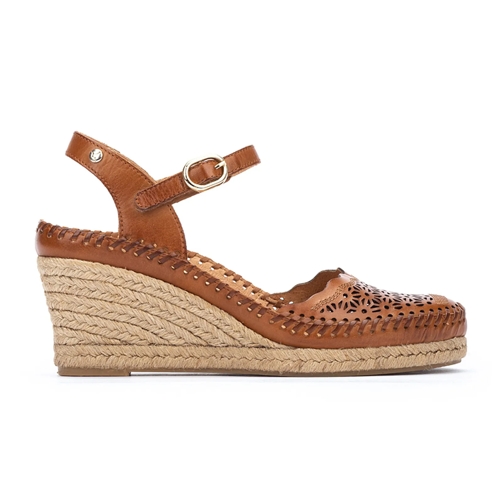 Pikolinos Vila W9Y-1508 Wedge Sandal (Women) - Brandy Leather