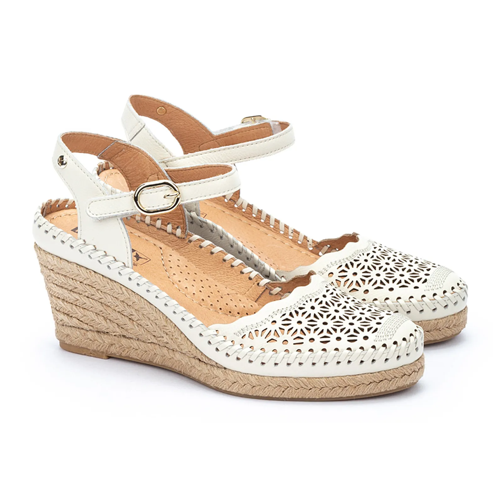 Pikolinos Vila W9Y-1508 Wedge Sandal (Women) - Nata Leather