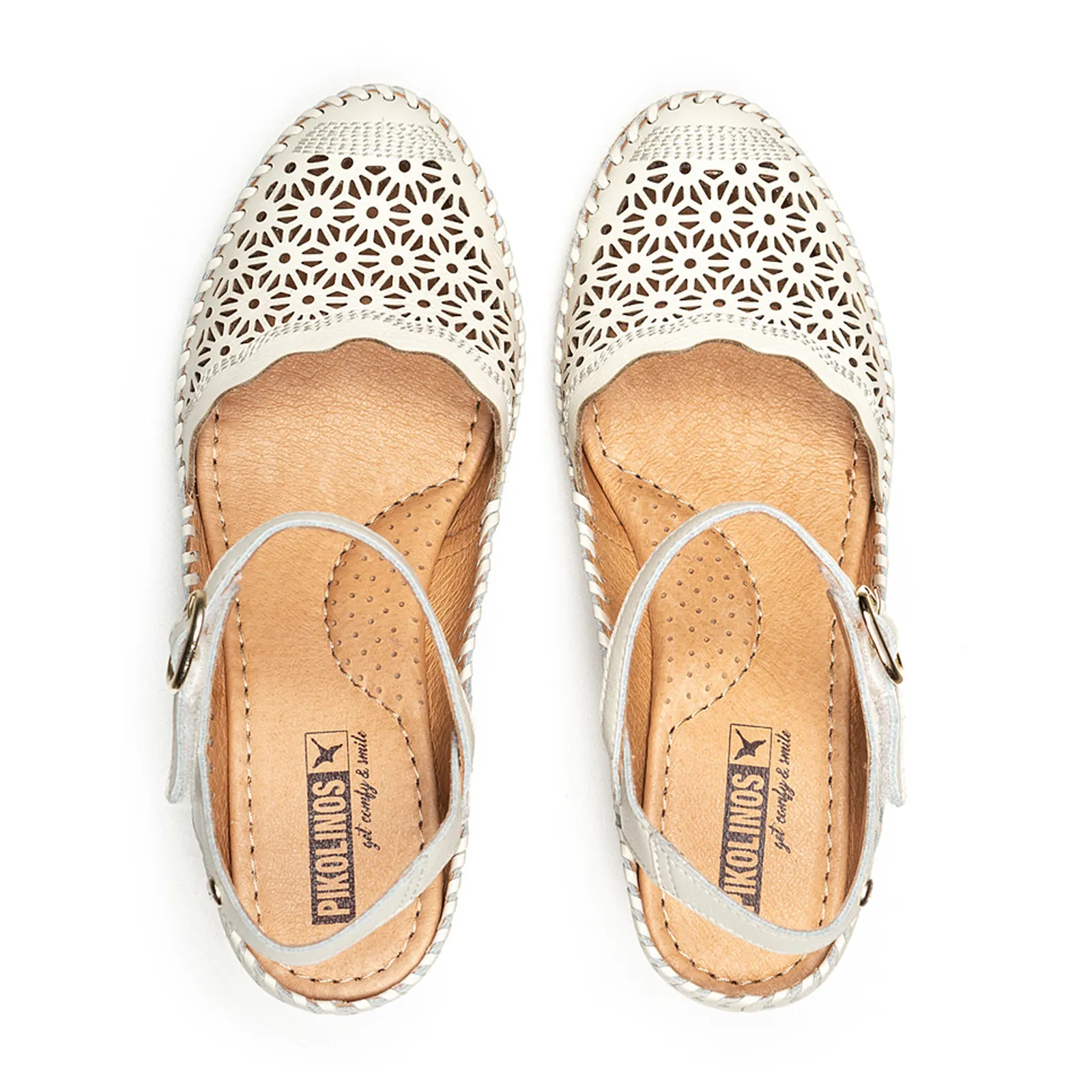 Pikolinos Vila W9Y-1508 Wedge Sandal (Women) - Nata Leather