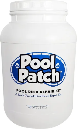 Pool Patch Pool Deck Repair Kit - Sand Buff 10lb Cool Deck Patch DIY Patio Repair