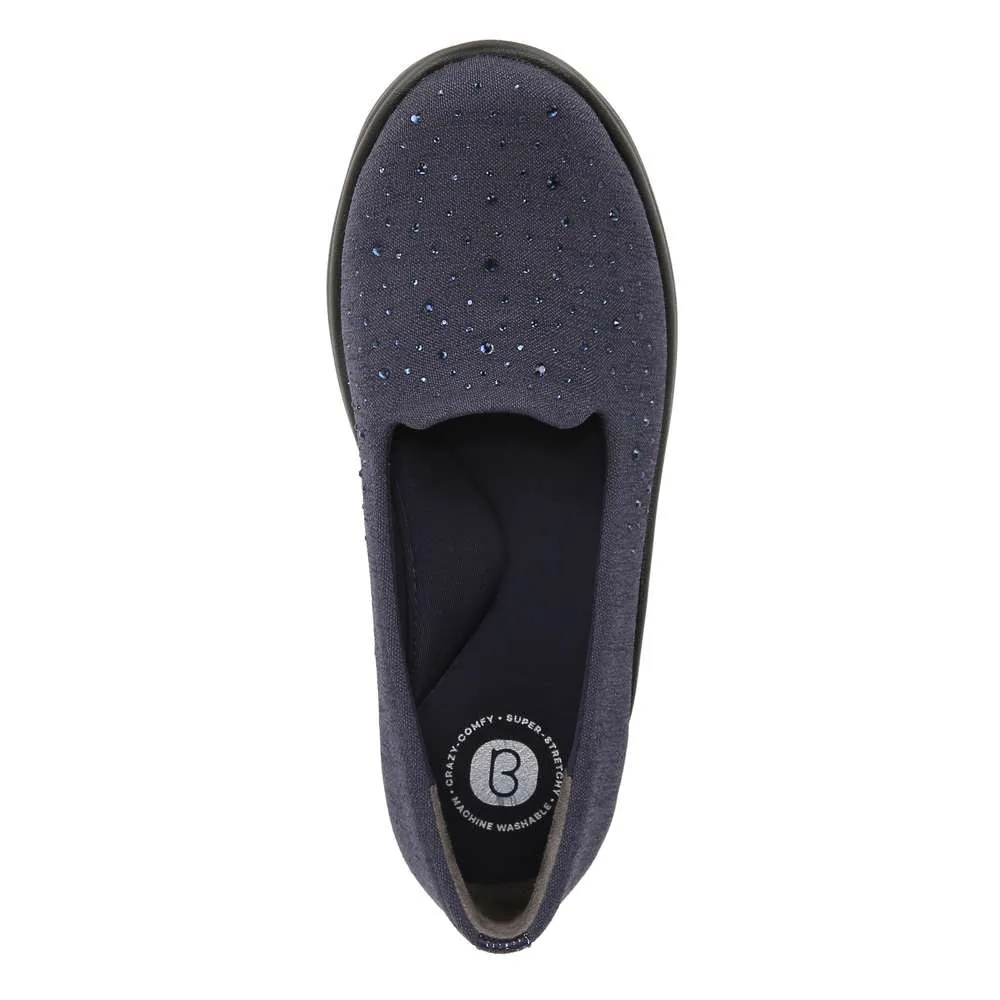 Poppyseed 3 Slip-On - Navy Blazer Rhinestone