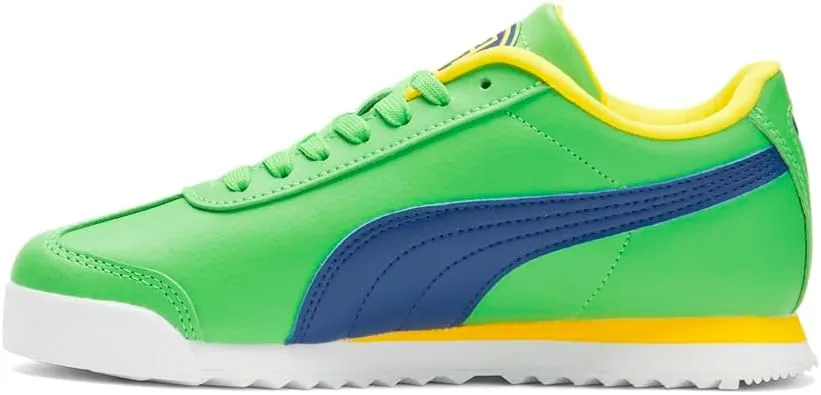 PUMA Kids Boys Roma Country Lace Up Sneakers Shoes Casual - White