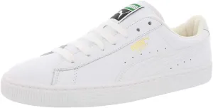 PUMA Mens Basket Classic Xxi Lace Up Sneakers Shoes Casual - White