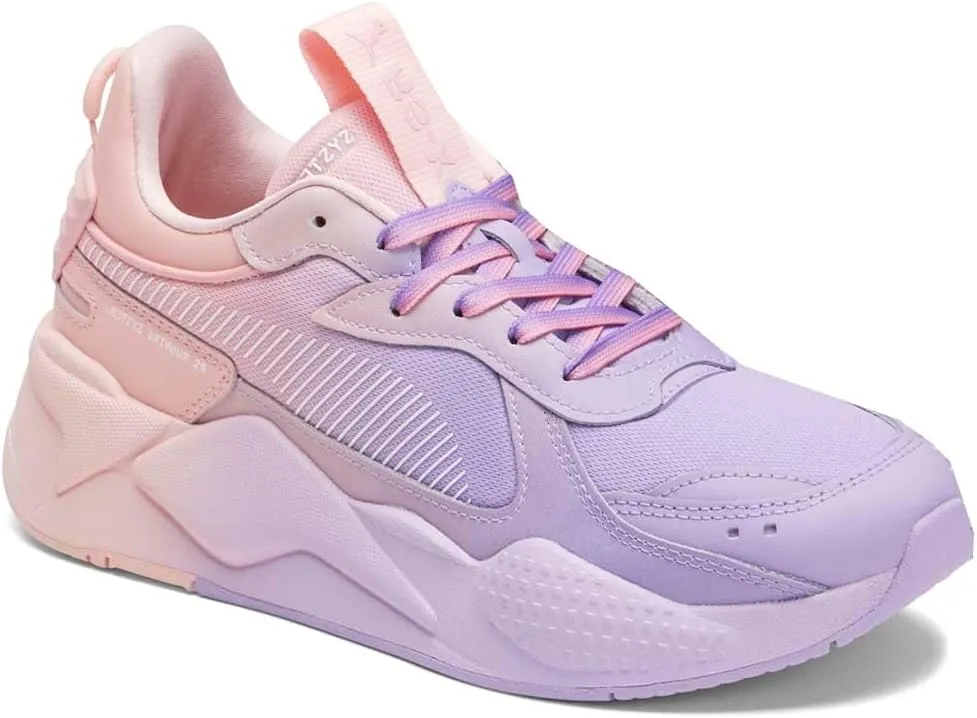 Puma Womens Rs-X Faded Lace Up Sneakers Shoes Casual - Purple