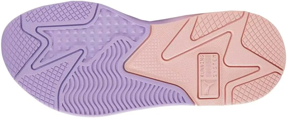Puma Womens Rs-X Faded Lace Up Sneakers Shoes Casual - Purple