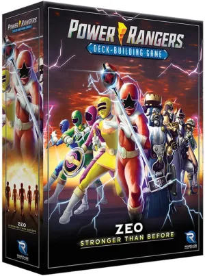 Renegade Game Studios Power Rangers Deck-Building Game Zeo: Stronger Than Before. Ages 13 , 30 -70 minutes playing time, for 2-4 players