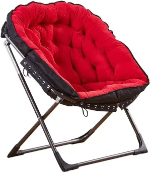 Renovation House Folding Sun Loungers Moon Chair Padded Camping Chairs Outdoor Leisure Stools Foldable Portable | Fishing Chair