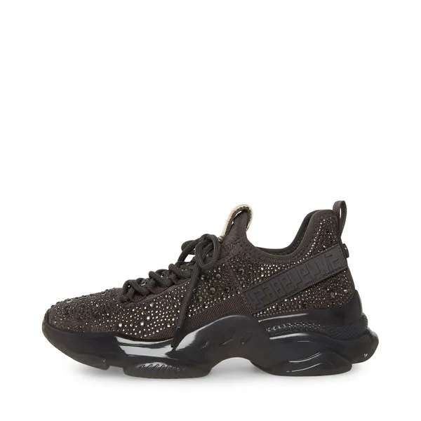 Rhinestone Top Supportive Up Chunky Sneakers Low Heel Madden Steve Charcoal Lace Maxima Premium variety