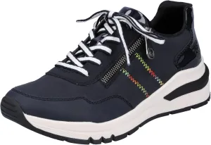 Rieker Women's comfortable shoes, M6601, women's lace-up shoes, loose insole