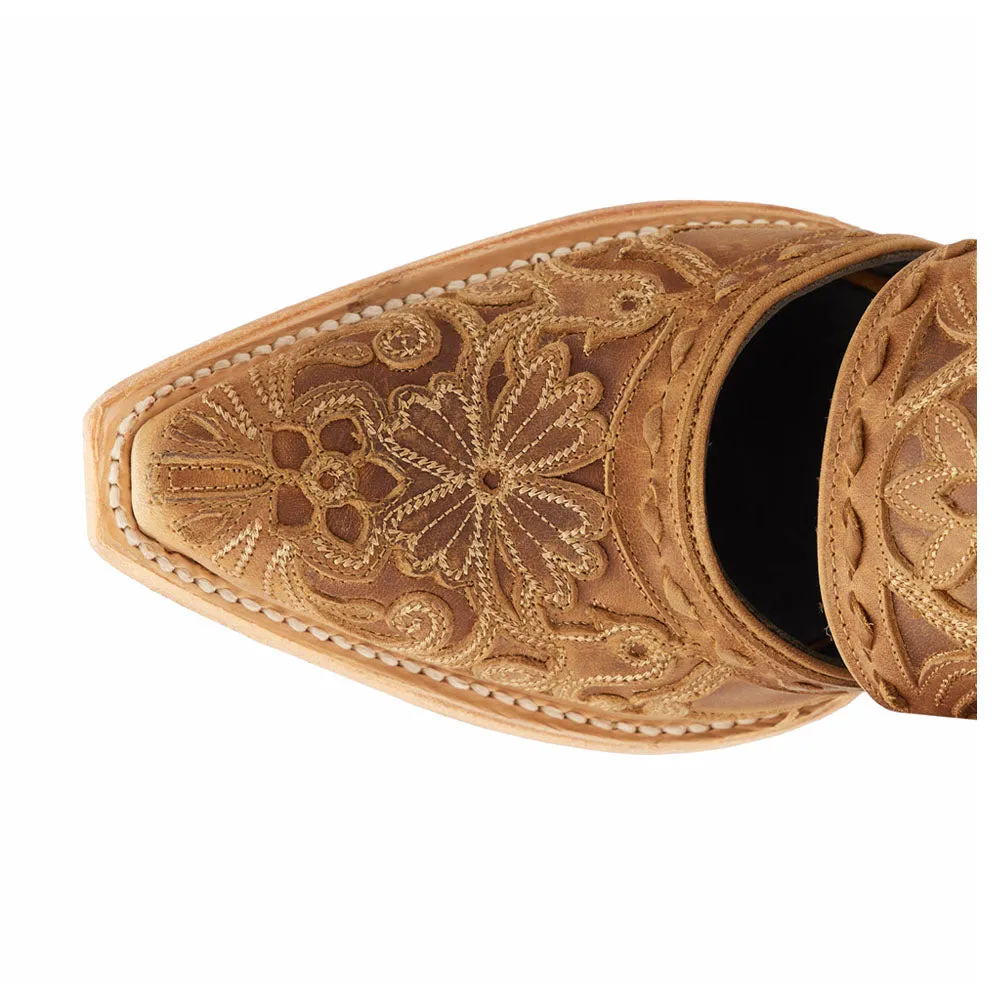 Robin Tooled Inlay Snip Toe Slingback Mules