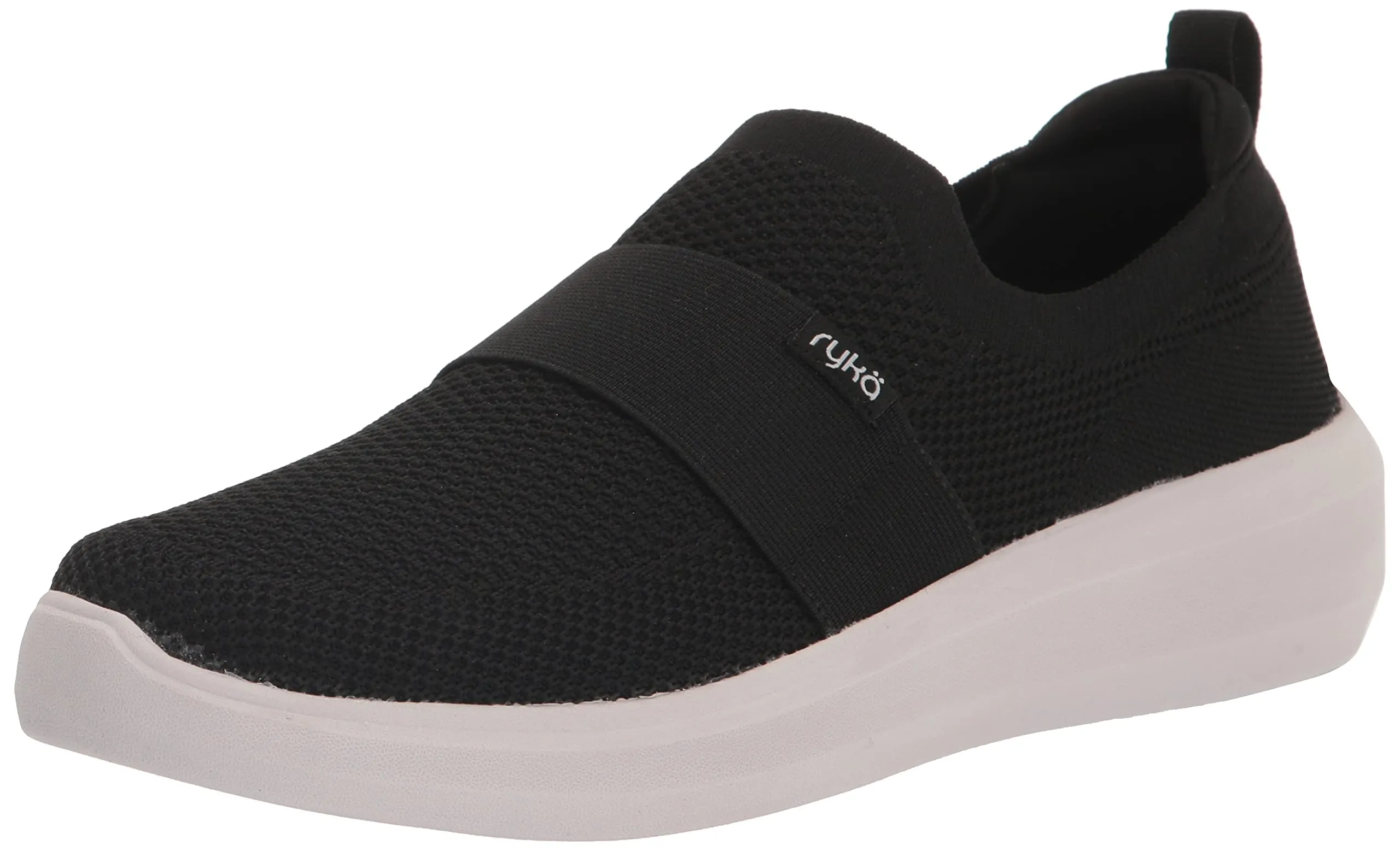 Ryka Women's Astrid Knit Slip On Sneaker Black 9.5 W
