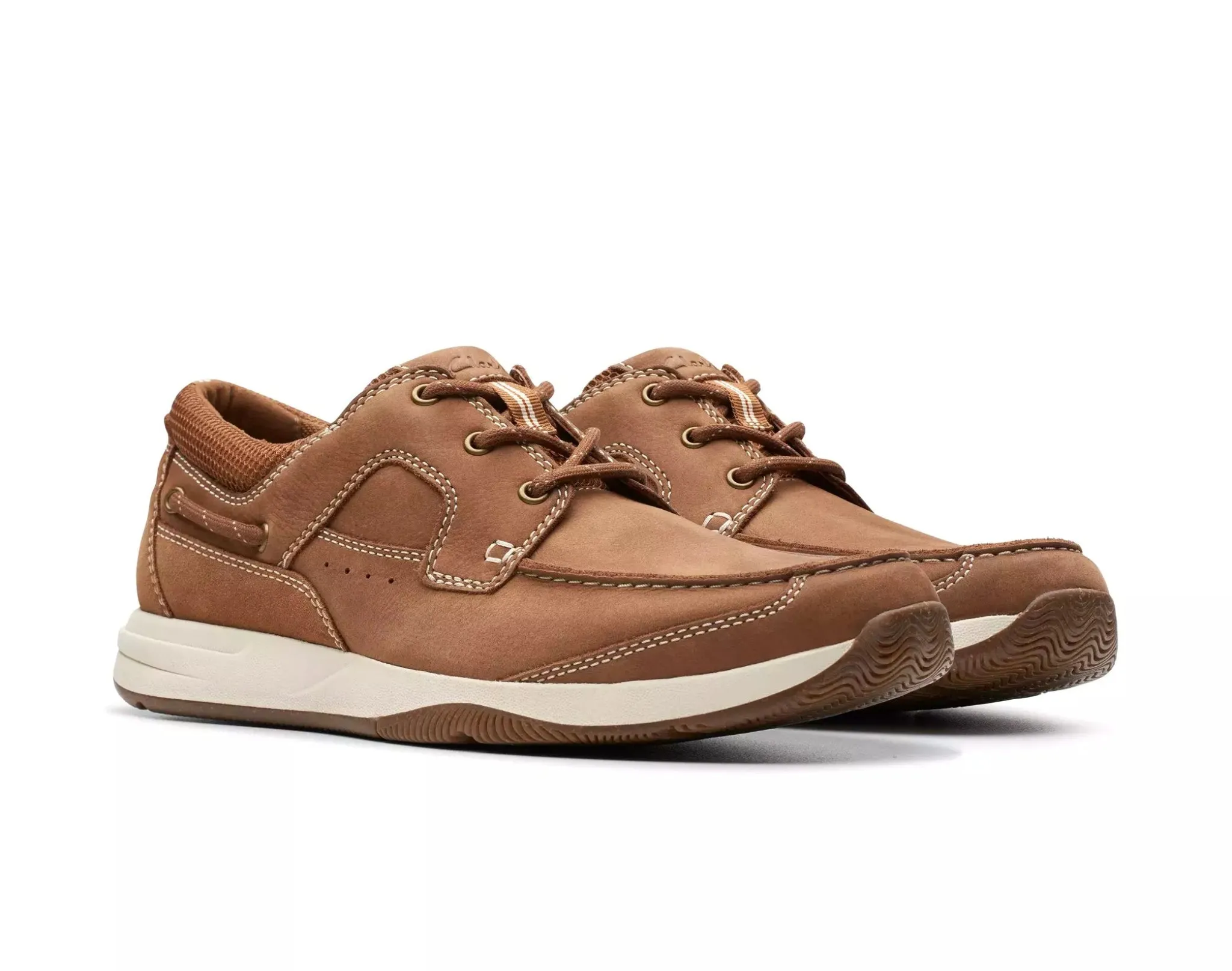 'Sailview Lace' men's lace-up shoe - brown