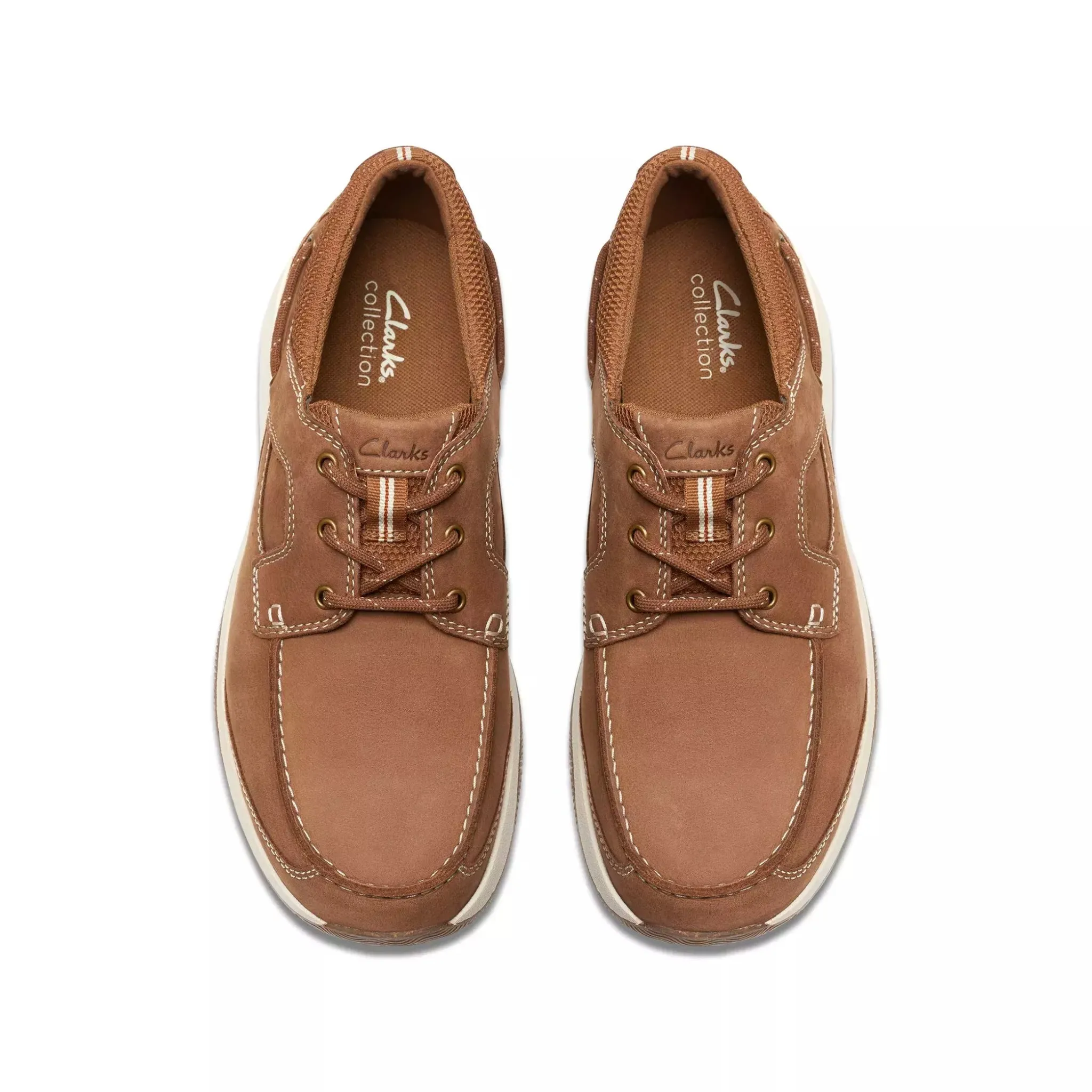 'Sailview Lace' men's lace-up shoe - brown