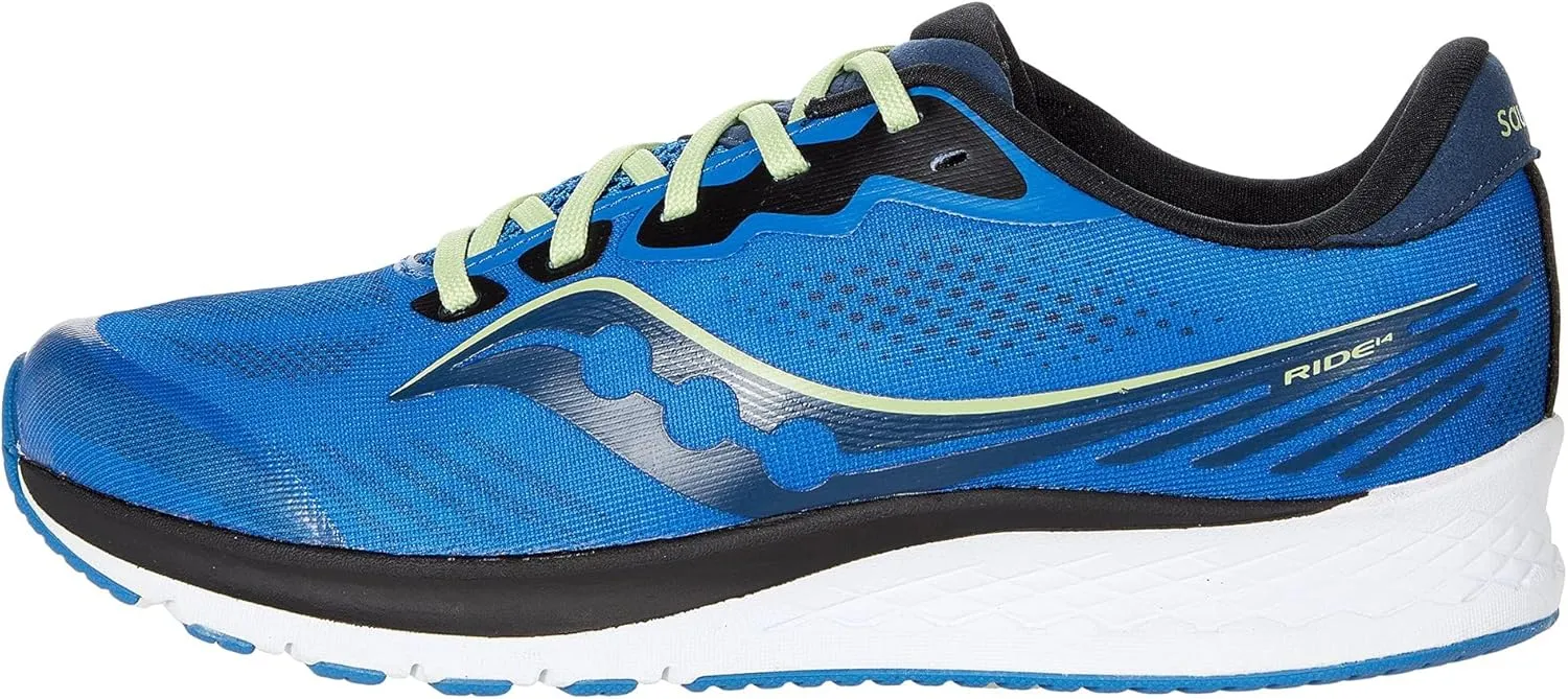 Saucony Unisex-Child Ride 14 Running Shoe
