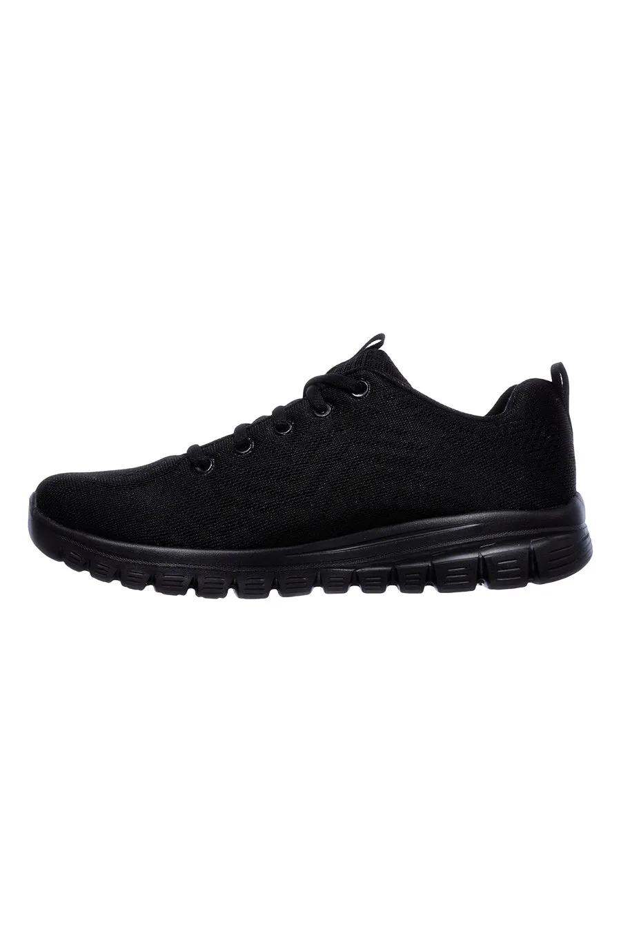 Scarpe da Allenamento Nere con Tomaia in Skech Knit Mesh SKECHERS Graceful - Get Connected