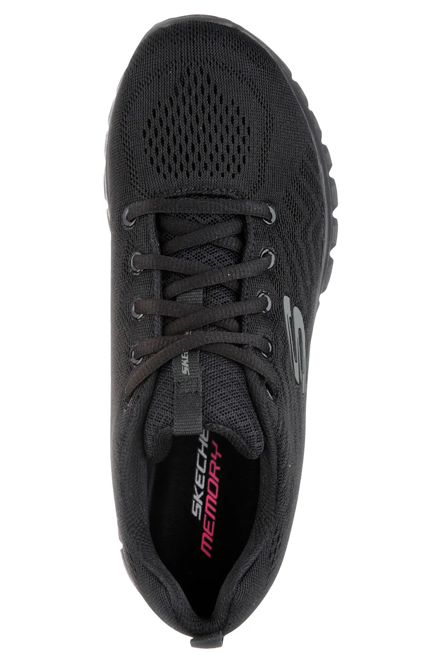 Scarpe da Allenamento Nere con Tomaia in Skech Knit Mesh SKECHERS Graceful - Get Connected