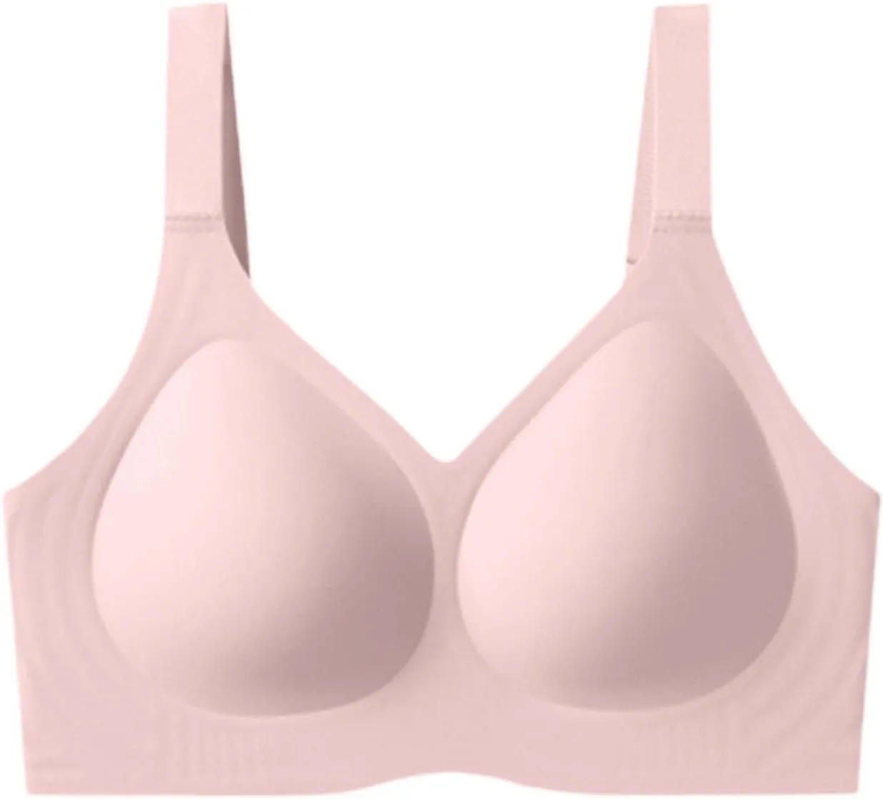 Seamless Bras for Women Large Bust Lift W Cup Design Underwire Support Slimming and Womens Plus Size