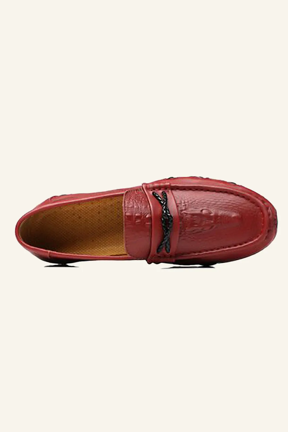 Set of Feet Breathable Slip On Men's Shoes