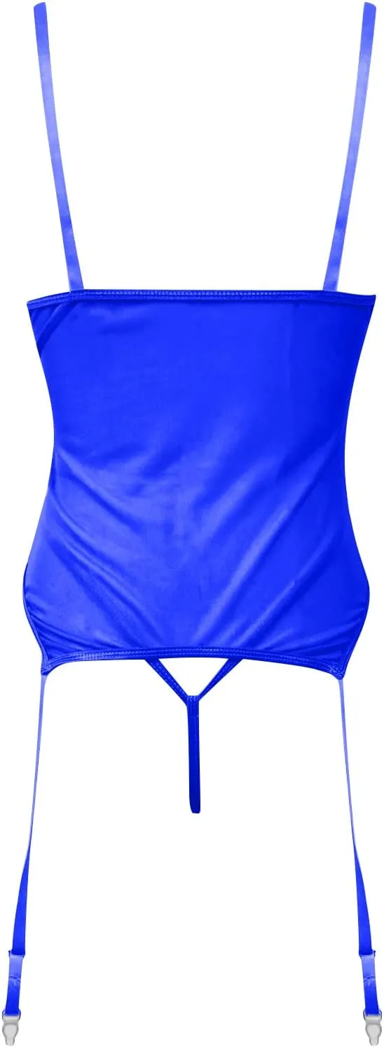 Sexy Costume for Women Large Underwear Lingerie Sleepwear Steel Ring Pajamas Garter Breast Cutout