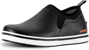 Showave Deck Shoes for Women Waterproof Garden Shoes Slip-on Rain Shoes Breathable Ruber Mud Shoes for Outdoor Fishing Walking Gardening Walking