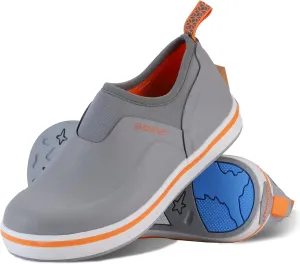 Showave Kid's Deck Shoes Waterproof Rain Shoes for Boys and Girls Breathable Non-slip Rubber Mud Boots Low Cut Design for Outdoor Fishing Walking
