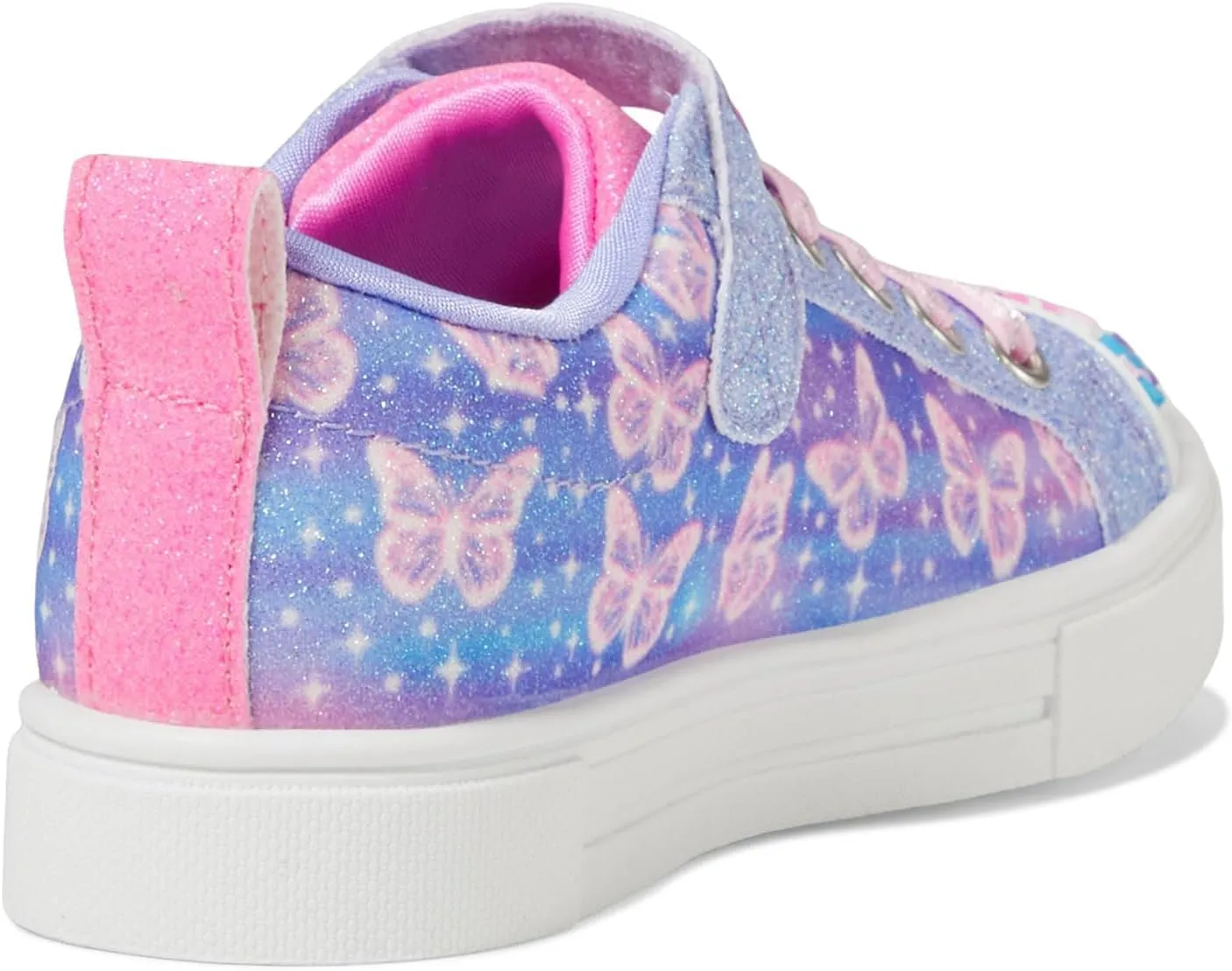 SKECHERS Girl's Twinkle Sparks-Ombre Flutter Sneaker
