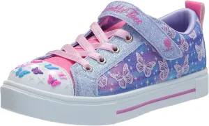 SKECHERS Girl's Twinkle Sparks-Ombre Flutter Sneaker